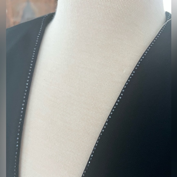 NWOT Daymor Couture beaded dressy jacket New Small shoulder pads. Open style - Picture 6 of 6